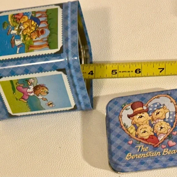 Vintage Berenstain Bears Tin Box 1997 Metal Storage Container - Picture 12 of 16